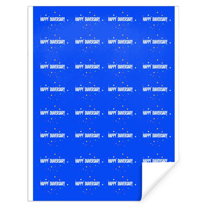 Happy Diaversary Gift Wrap