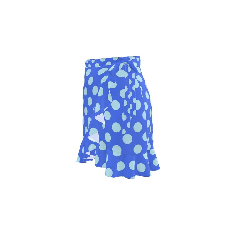 Polka Dot Flounce Skirt
