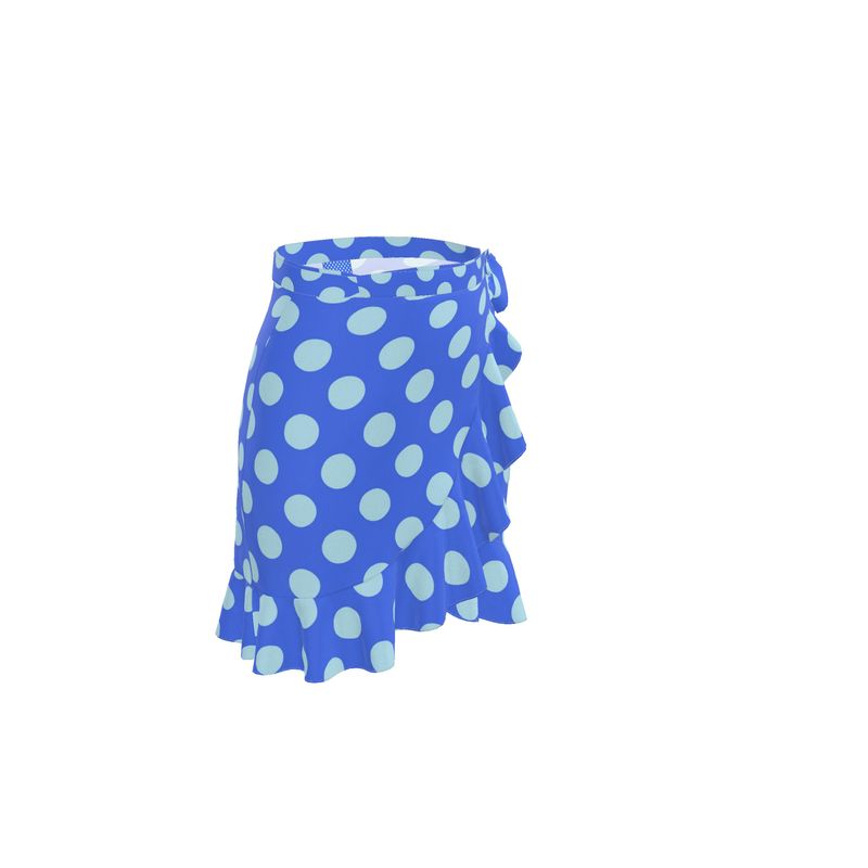 Polka Dot Flounce Skirt