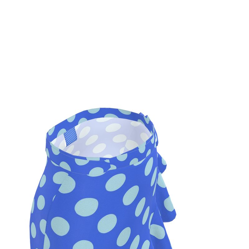 Polka Dot Flounce Skirt