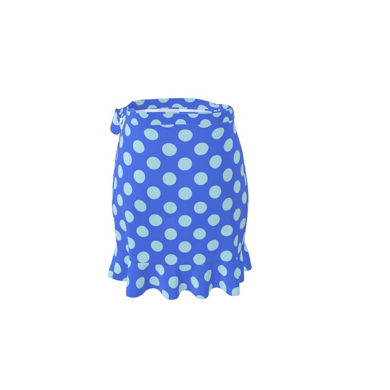 Polka Dot Flounce Skirt