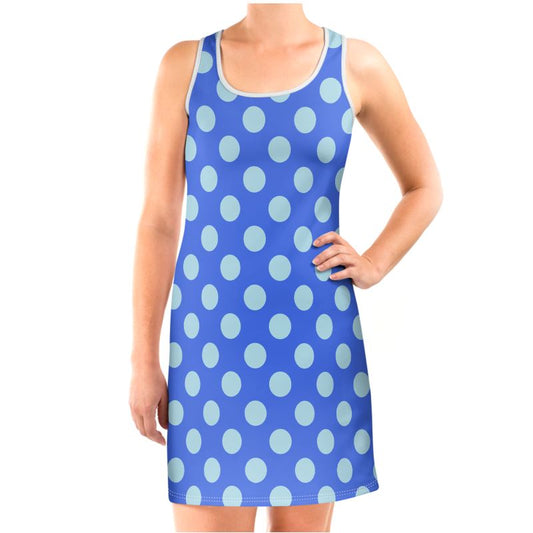 Polka Dot Vest Dress