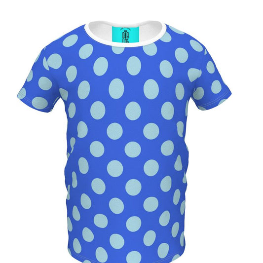 Polka Dot Girls Simple T-Shirt