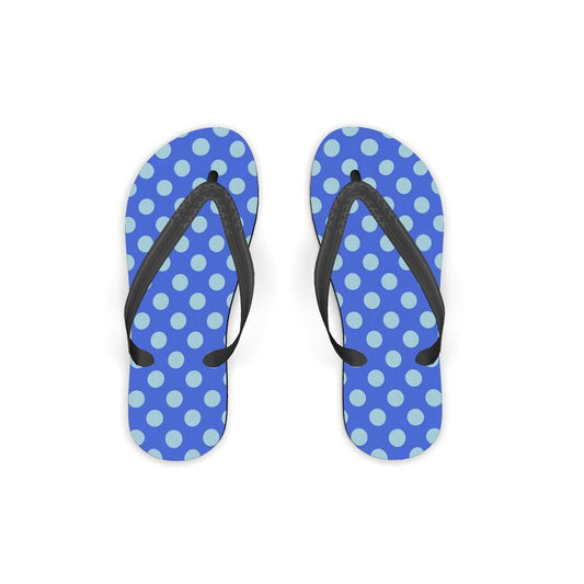 Polka Dot Flip Flops