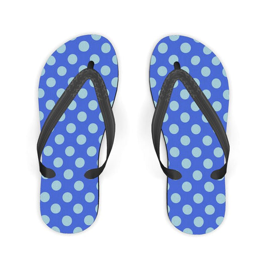 Polka Dot Flip Flops