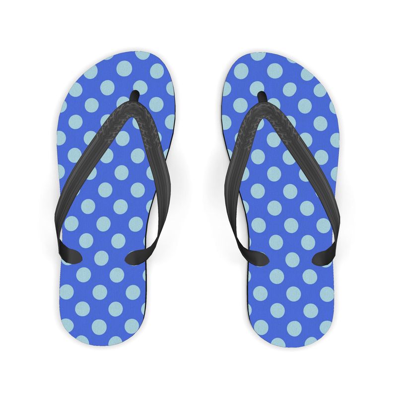 Polka Dot Flip Flops
