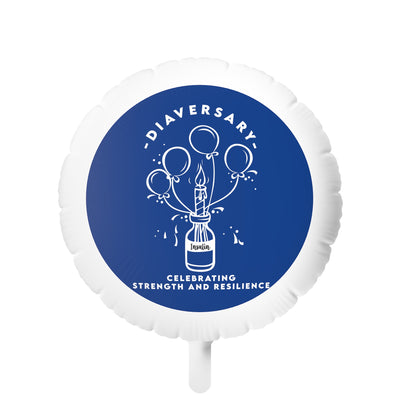 Diaversary Floato™ Helium Mylar Balloon - 22