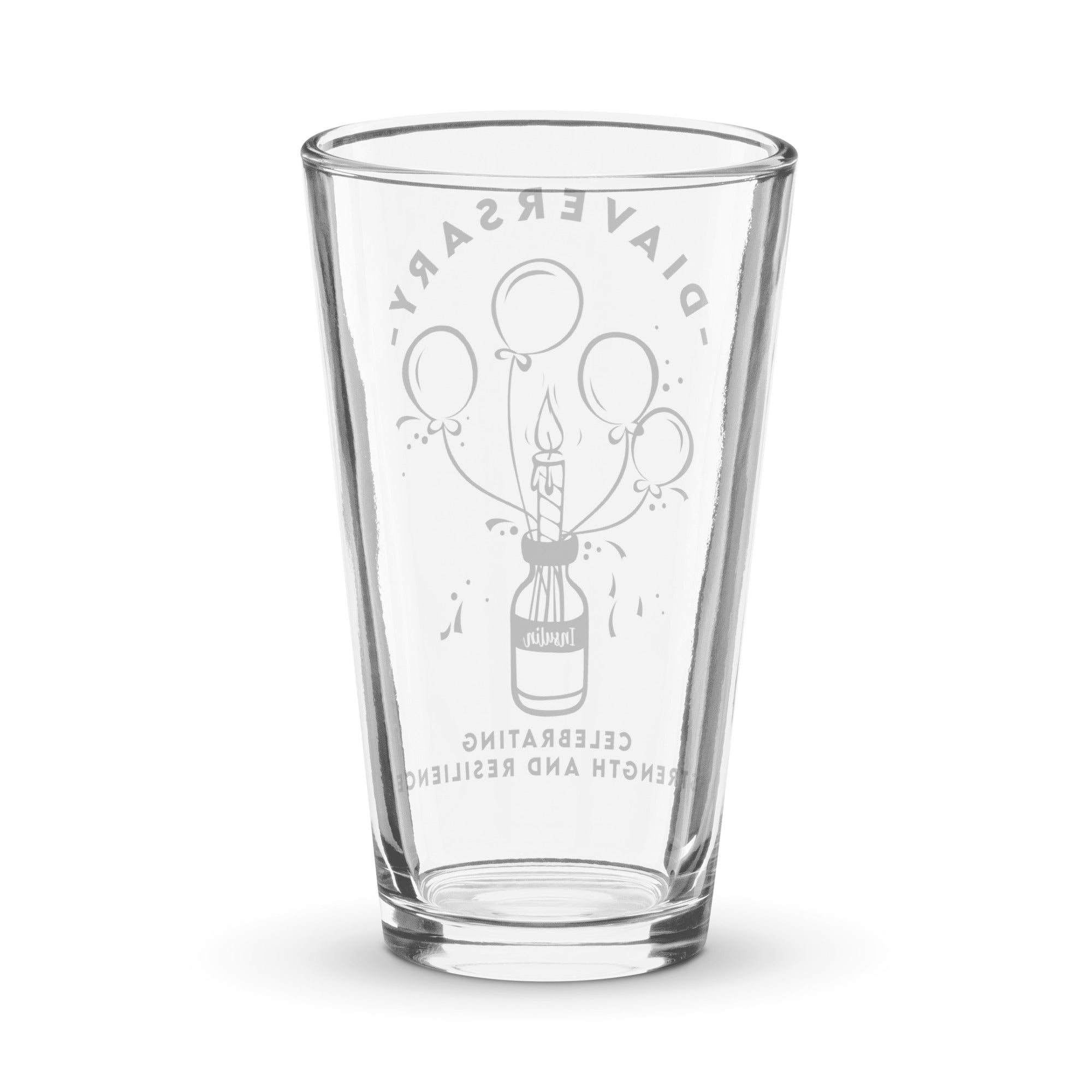 Diaversary Pint Glass