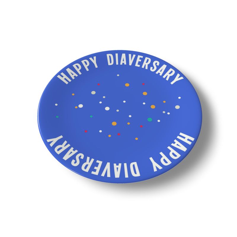 Happy Diaversary Plate