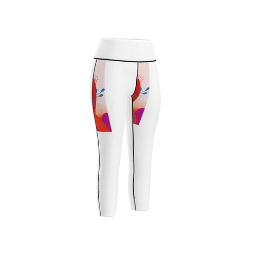 Garden Party Capri Leggings - XS-7XL