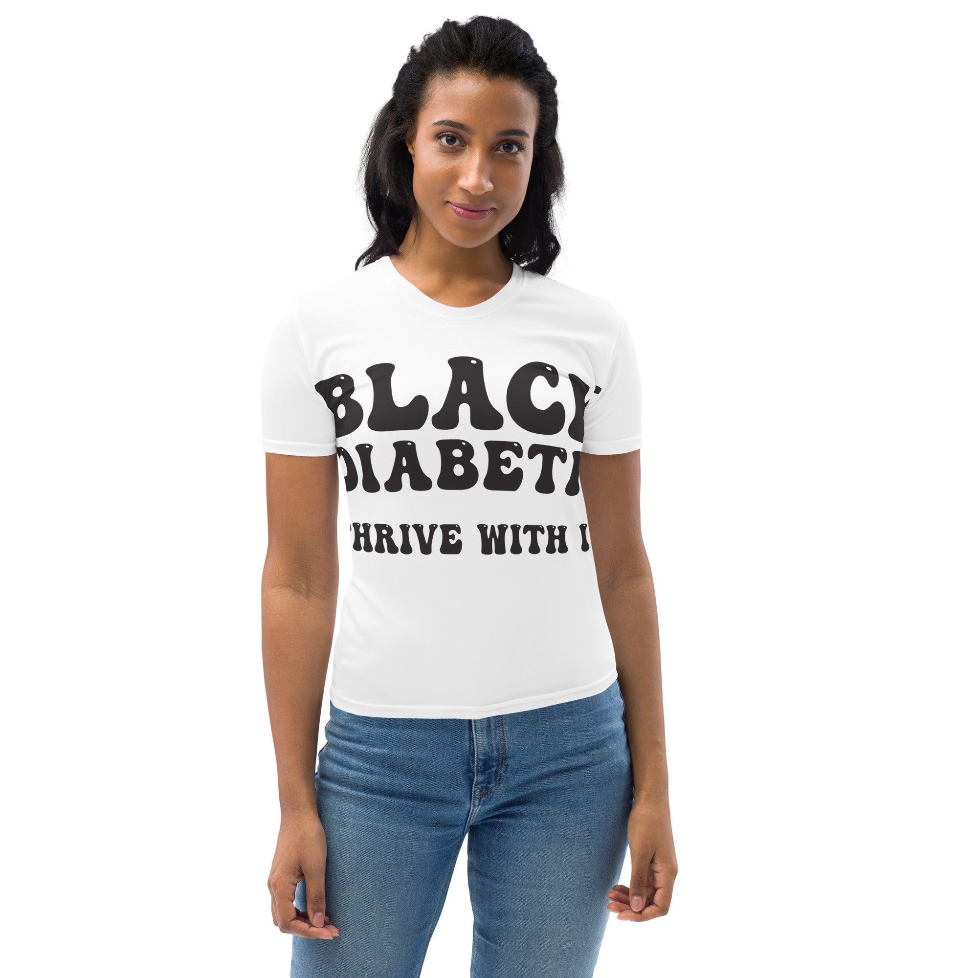 Black Diabetic Women's Fit Shirt