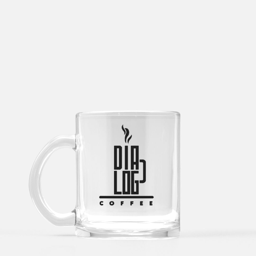 Dia-Log Coffee Glass Mug