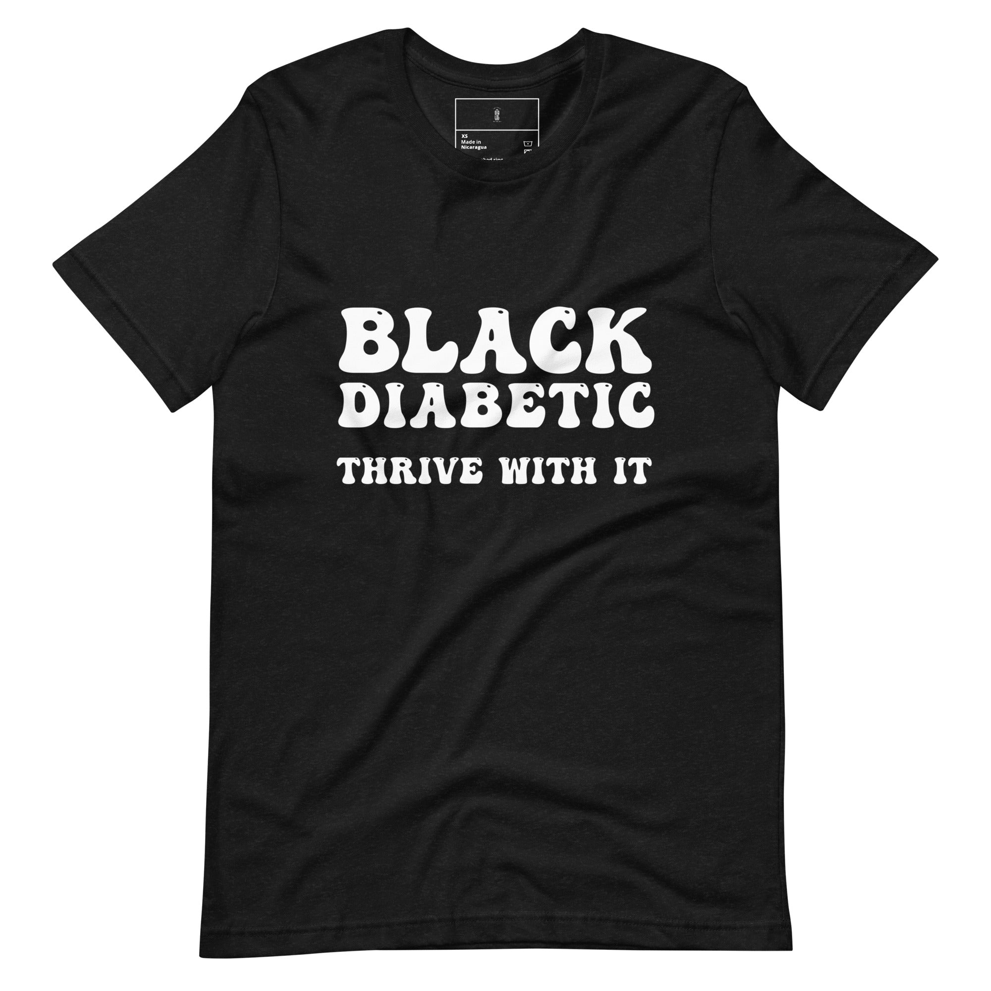 Black Diabetic Tee