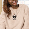 Black Diabetic Sueded Fleece Sweatshirt